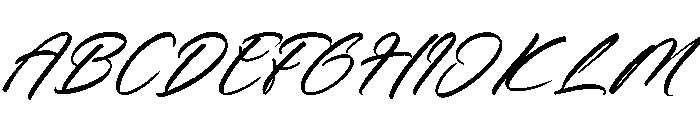 Esterdam Italic Font UPPERCASE