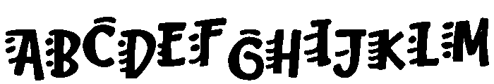 Estes Font UPPERCASE