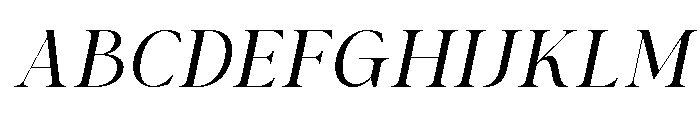 Esthary Italic Font UPPERCASE