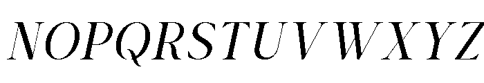 Esthary Italic Font UPPERCASE
