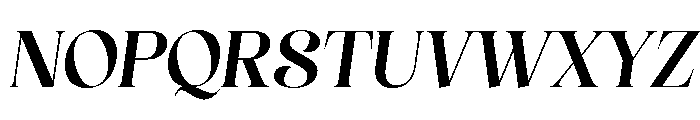 Esthetic Beauty Italic Font UPPERCASE