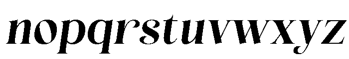 Esthetic Beauty Italic Font LOWERCASE