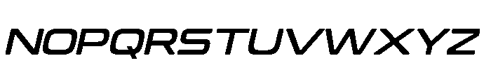 Estrada Bold Italic Font UPPERCASE
