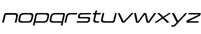Estrada Italic Font LOWERCASE