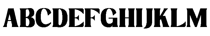 Estrada Regular Font UPPERCASE