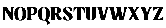 Estrada Regular Font UPPERCASE