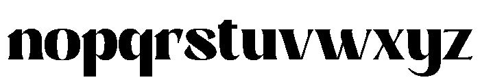 Estrada Regular Font LOWERCASE