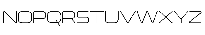 Estrada Thin Font UPPERCASE