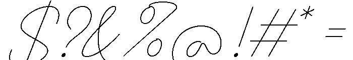 Estrader Regular Font OTHER CHARS