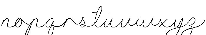 Estrader Regular Font LOWERCASE