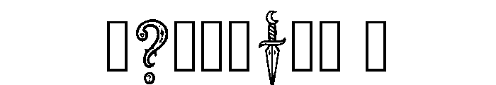 Estri Regular Font OTHER CHARS