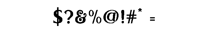 estetique Regular Font OTHER CHARS