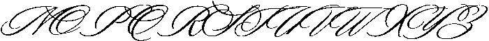 ES Script Bold Oblique Lush otf (700) Font UPPERCASE
