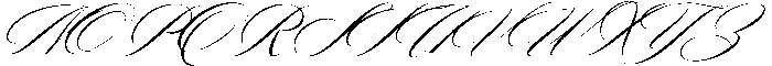 ES Script Thin Oblique Script otf (100) Font UPPERCASE