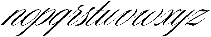 ES Script Thin Oblique Script otf (100) Font LOWERCASE