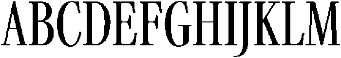 ES Serif Bold Tall otf (700) Font UPPERCASE
