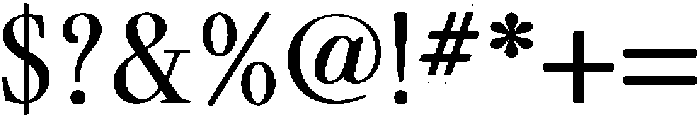 ES Serif Bold otf (700) Font OTHER CHARS