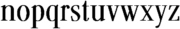 ES Serif Bold otf (700) Font LOWERCASE