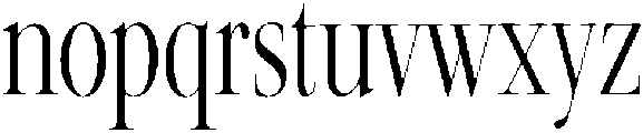 ES Serif Light Tall otf (300) Font LOWERCASE