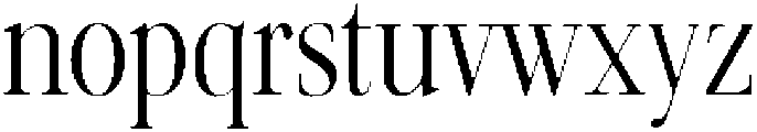 ES Serif Light otf (300) Font LOWERCASE