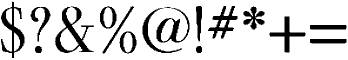 ES Serif Regular otf (400) Font OTHER CHARS