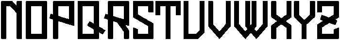 ESCAPE Regular otf (400) Font UPPERCASE