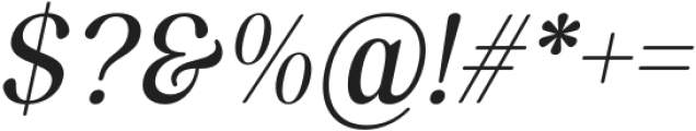 Esatis Smoothen Italic otf (400) Font OTHER CHARS