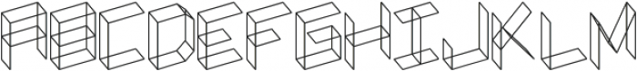 Escher Semibold ttf (600) Font UPPERCASE
