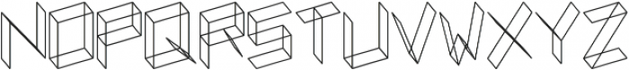 Escher Semibold ttf (600) Font LOWERCASE