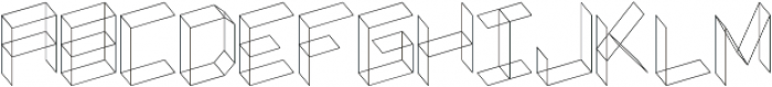 Escher ttf (400) Font LOWERCASE