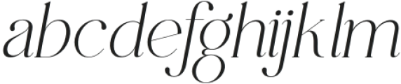 Esence Visting Extra Light Italic otf (200) FONT