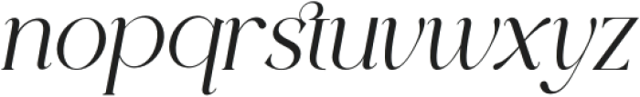 Esence Visting Light Italic otf (300) Font LOWERCASE