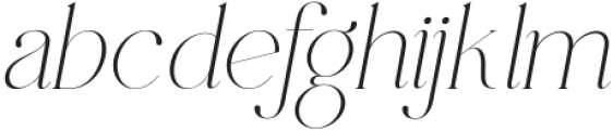 Esence Visting Thin Italic otf (100) FONT