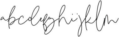 Esimply Signature Regular otf (400) Font LOWERCASE