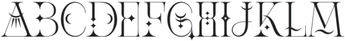 Esoteria Decorative Regular otf (400) Font UPPERCASE