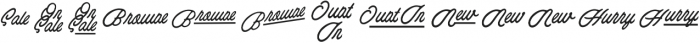 Esoteric_Taglines otf (400) Font LOWERCASE