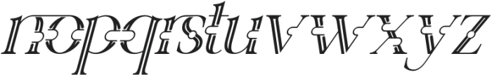 Especially Universal Regular Italic otf (400) Font LOWERCASE