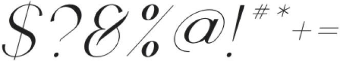 Espial Italic otf (400) Font OTHER CHARS