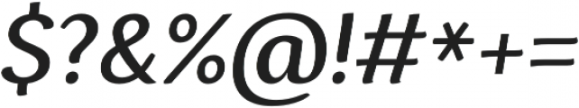 Espuma Pro Medium Italic otf (500) Font OTHER CHARS