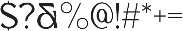 Esquie Type Semi Serif otf (400) Font OTHER CHARS