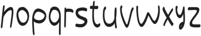 Essential Regular otf (400) Font LOWERCASE