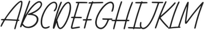 Essentials Handwriting otf (400) Font UPPERCASE