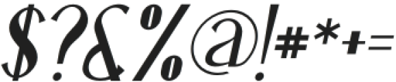 Essentials Italic otf (400) Font OTHER CHARS