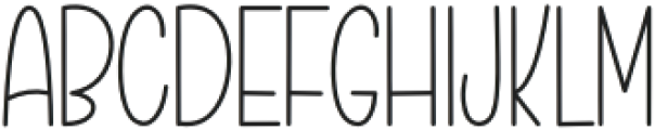 Establessed Regular otf (400) Font UPPERCASE