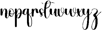 Established Regular otf (400) Font LOWERCASE