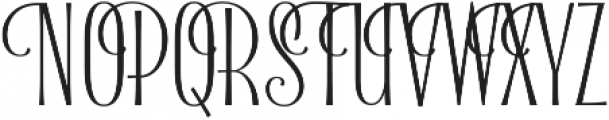 Esteric otf (400) Font UPPERCASE