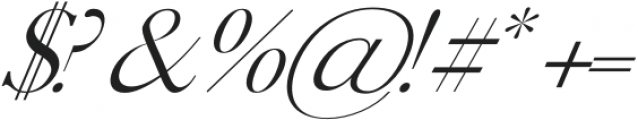 Esther Extra Italic otf (400) Font OTHER CHARS
