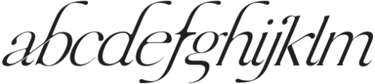 Esther Extra Italic otf (400) Font LOWERCASE