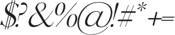 Esther Italic otf (400) Font OTHER CHARS