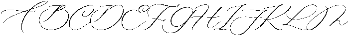 Esther Regular otf (400) Font UPPERCASE